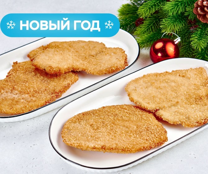 Шницель из курицы на четверых