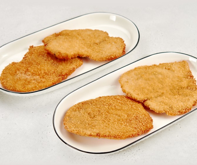 Шницель из курицы на четверых