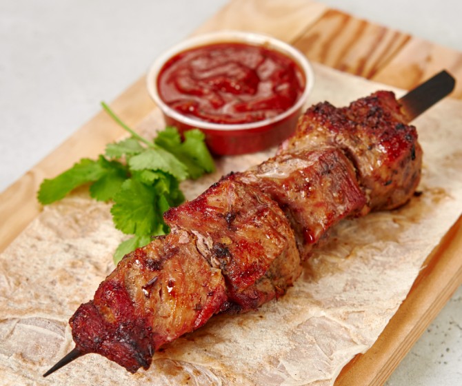 Шашлычок из свиной шеи